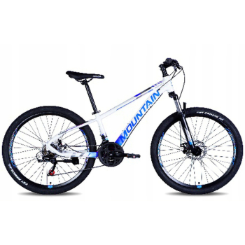 ROWER GÓRSKI MTB 24 CALI NA KOMUNIĘ AMORTYZACJA HAMULCE TARCZOWE 130-145cm