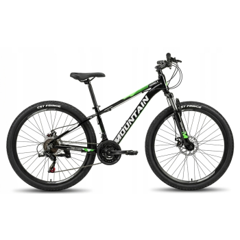 ROWER GÓRSKI MTB 24 CALI NA KOMUNIĘ AMORTYZACJA HAMULCE TARCZOWE 130-145cm
