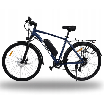 ROWER ELEKTRYCZNY MĘSKI 28 TREKKINGOWY ZE WSPOMAGANIEM 60-70km Shimano
