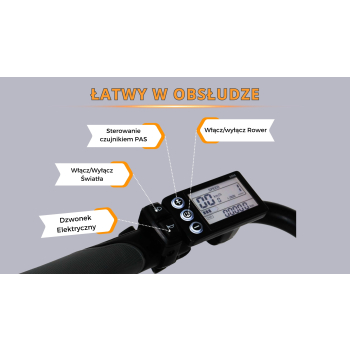 ROWER ELEKTRYCZNY MĘSKI 28 TREKKINGOWY ZE WSPOMAGANIEM 60-70km Shimano