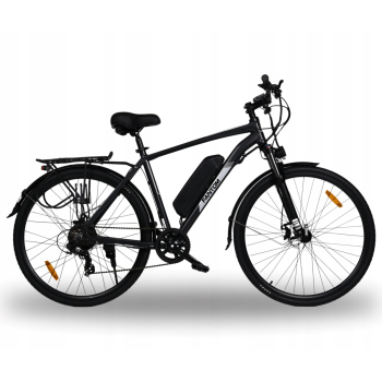 ROWER ELEKTRYCZNY MĘSKI 28 TREKKINGOWY ZE WSPOMAGANIEM 60-70km Shimano