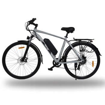 ROWER ELEKTRYCZNY MĘSKI 28 TREKKINGOWY ZE WSPOMAGANIEM 60-70km Shimano