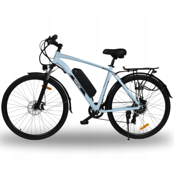 ROWER ELEKTRYCZNY MĘSKI 28 TREKKINGOWY ZE WSPOMAGANIEM 60-70km Shimano