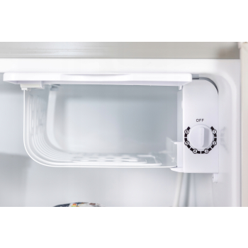 MAŁA LODÓWKA BIUROWA HOTELOWA MINIBAR CHŁODZIARKA NA DZIAŁKĘ 51cm inox