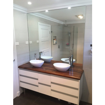 LUSTRO do łazienki SREBRNE 50x90 SZLIF DO MONTAŻU + Gratis zawieszki
