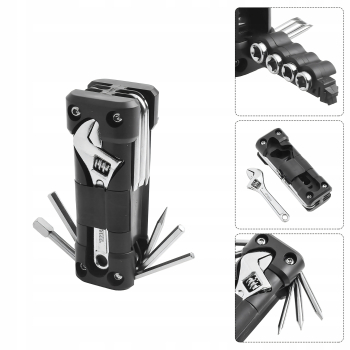 Multitool Rowerowy Klucze do Naprawy Wielofunkcyjny Zestaw Narzędzi 13w1