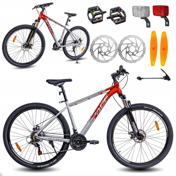 ROWER GÓRSKI MĘSKI MTB 27,5 SHIMANO 21B TARCZE HAMULCOWE wzrost 160-180cm