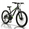 ROWER GÓRSKI MTB 24 CALI NA KOMUNIĘ AMORTYZACJA HAMULCE TARCZOWE 130-145cm