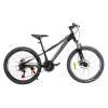 ROWER GÓRSKI MTB 24 CALI NA KOMUNIĘ AMORTYZACJA HAMULCE TARCZOWE 130-145cm