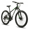 ROWER GÓRSKI MTB 24 CALI NA KOMUNIĘ AMORTYZACJA HAMULCE TARCZOWE 130-145cm